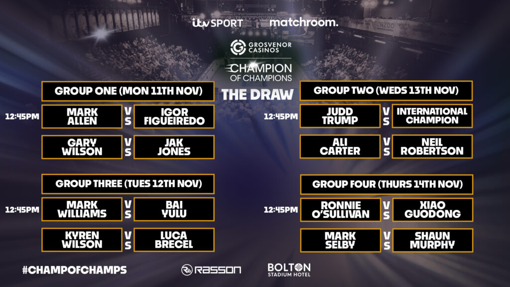 COFCDraw 2 Champion of Champions Snooker